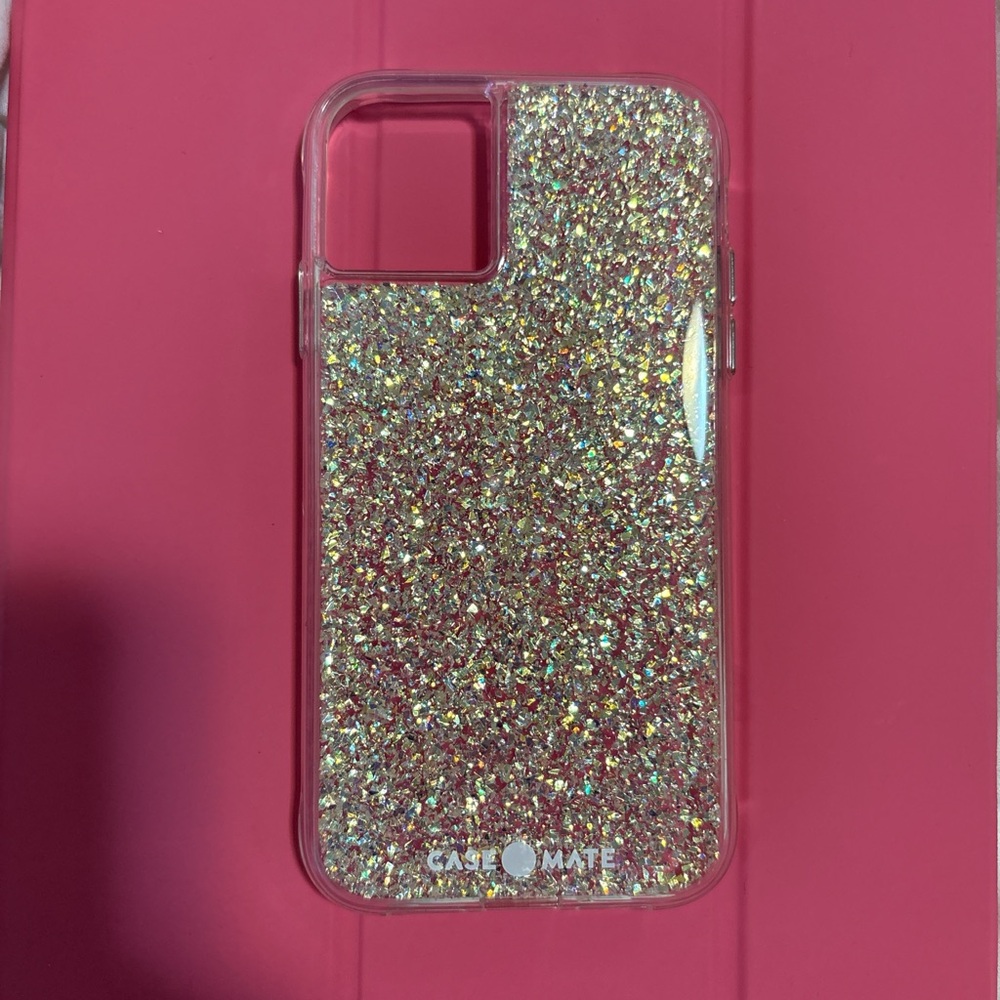 Case-Mate Glitter Phone Case - Silver